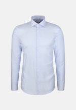 X-Slim Business Hemd Struktur in Mittelblau |  Seidensticker Onlineshop
