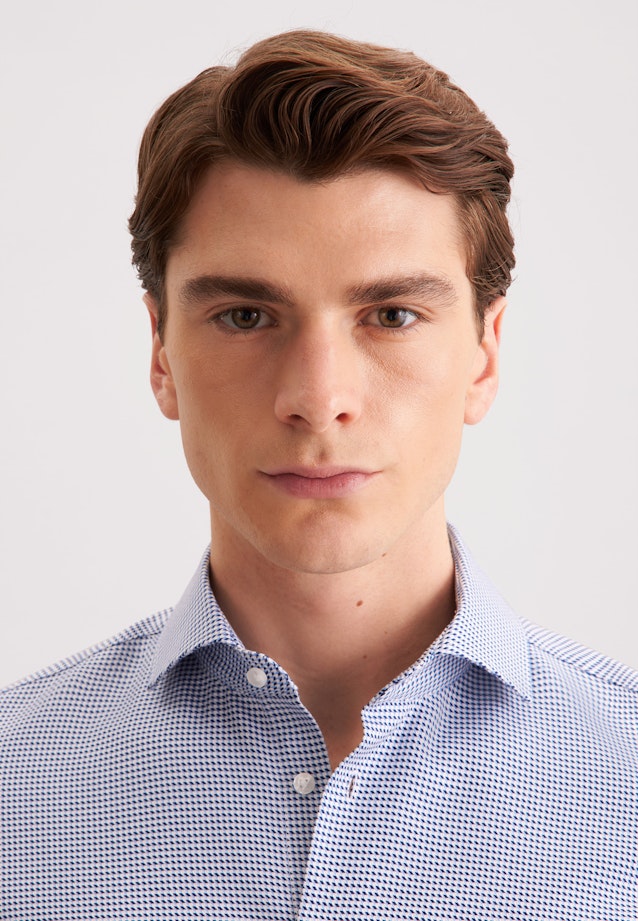 X-Slim Business Hemd Pepita in Dunkelblau |  Seidensticker Onlineshop