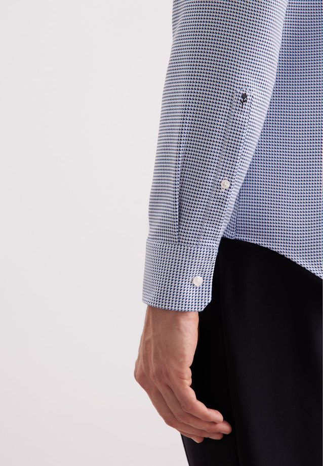 X-Slim Business Hemd Pepita in Dunkelblau |  Seidensticker Onlineshop