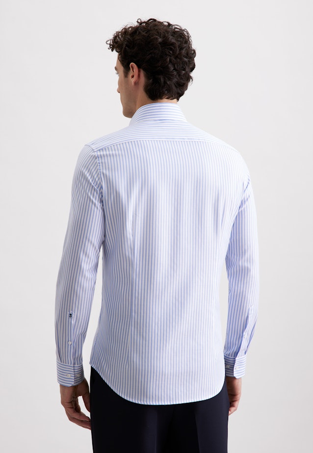 Shaped Chemise d'affaires Rayures in Bleu Moyen |  Seidensticker Onlineshop