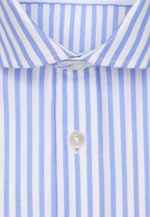 X-Slim Business Hemd Gestreift in Mittelblau |  Seidensticker Onlineshop