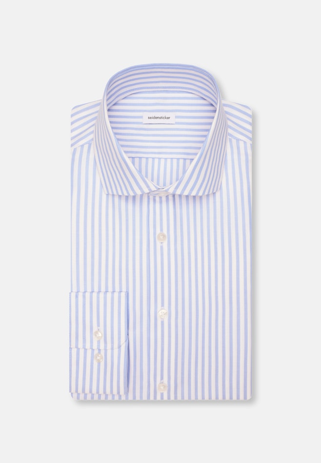 X-Slim Chemise d'affaires Rayures dans Bleu Moyen | Boutique en ligne Seidensticker