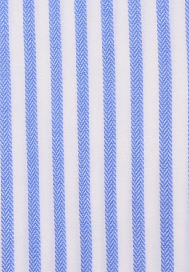 Comfort Business Hemd Gestreift in Mittelblau |  Seidensticker Onlineshop