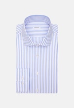 Comfort Business Hemd Gestreift in Mittelblau |  Seidensticker Onlineshop
