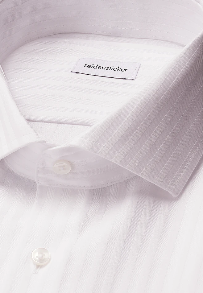 Shaped Business shirt Stripes in Weiß | Seidensticker online shop