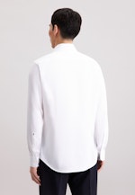 Shaped Business Hemd Pepita in Weiß |  Seidensticker Onlineshop