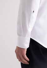 Shaped Business Hemd Pepita in Weiß |  Seidensticker Onlineshop
