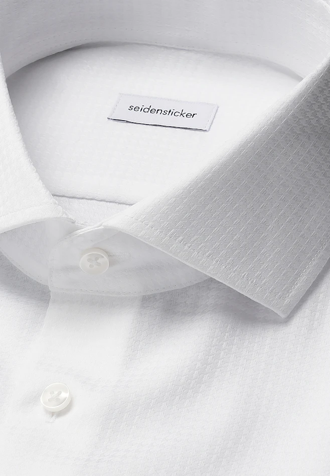 Shaped Business shirt Pepita in Weiß | Seidensticker online shop