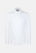 Shaped Business shirt Pepita in Weiß |  Seidensticker Onlineshop
