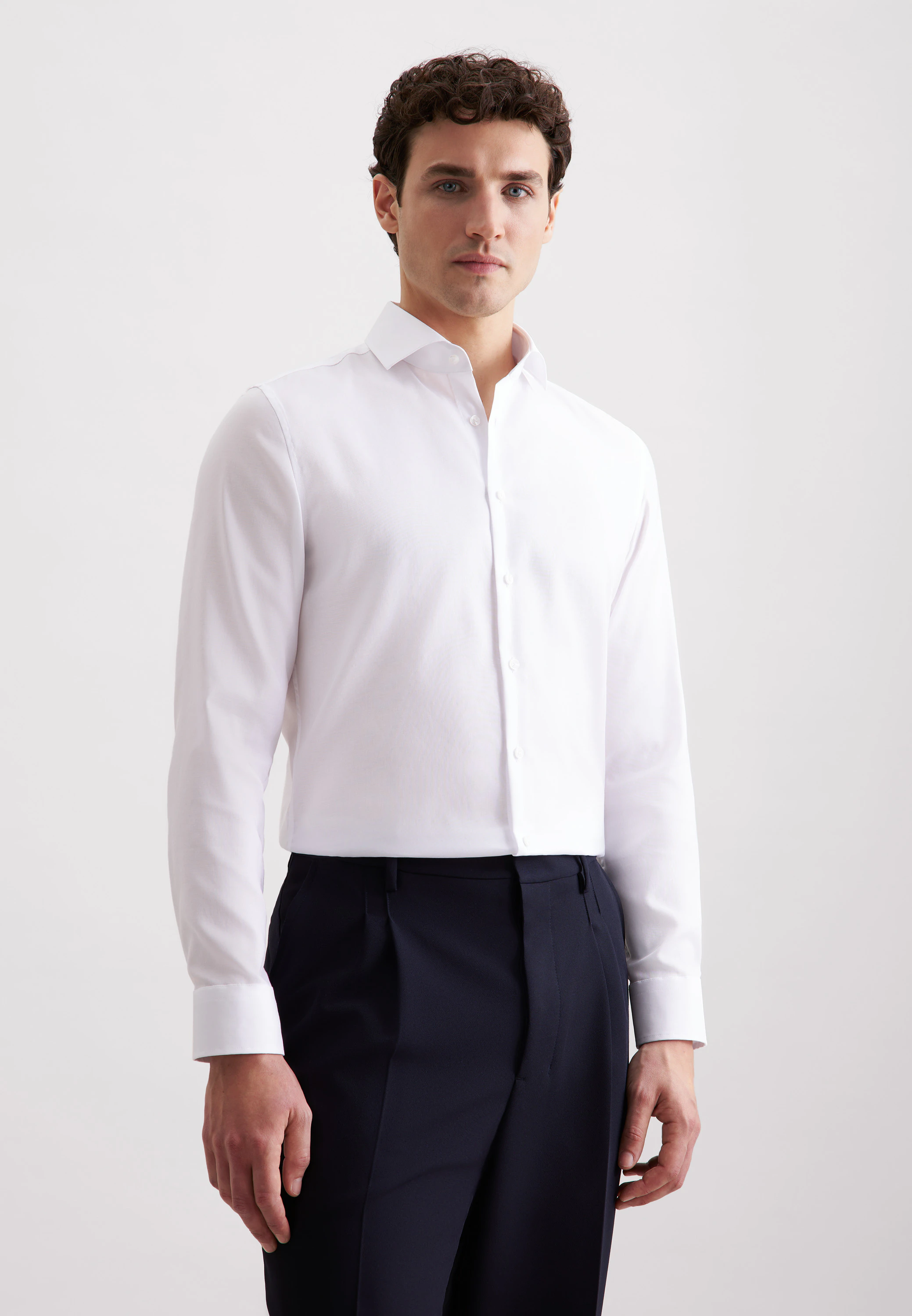 X-Slim Business Hemd Uni Weiß 44