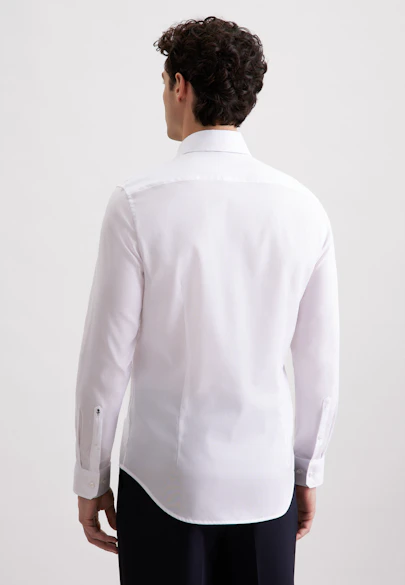 X-Slim Business Hemd Uni in Weiß |  Seidensticker Onlineshop