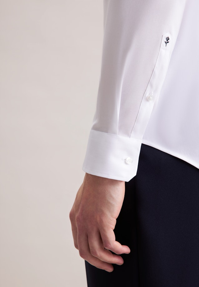 X-Slim Business Hemd Uni in Weiß |  Seidensticker Onlineshop