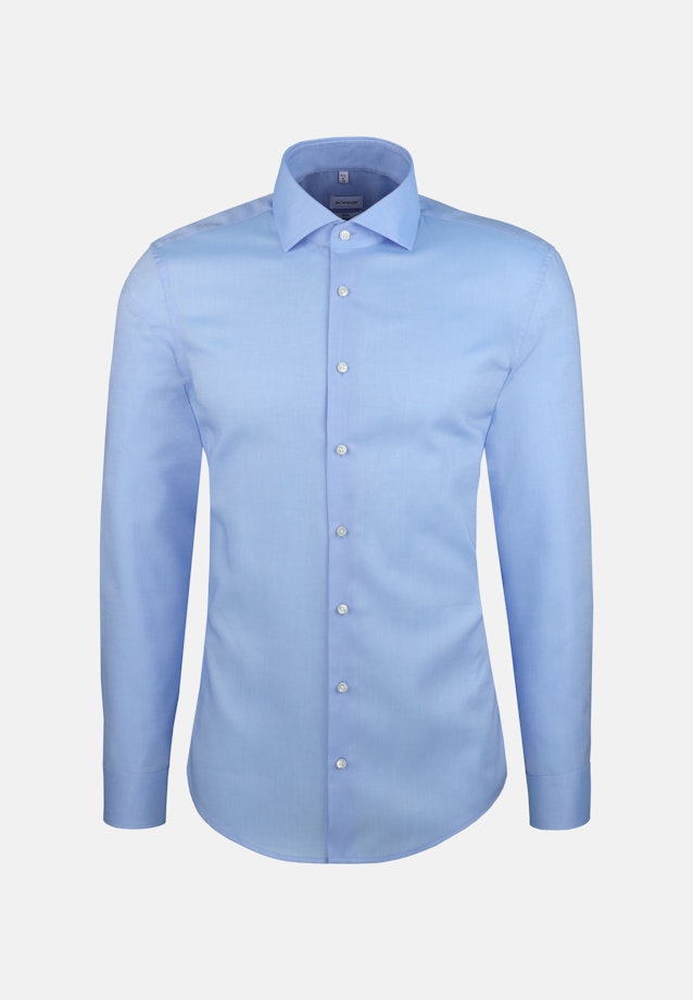 X-Slim Business Hemd Uni in Mittelblau |  Seidensticker Onlineshop