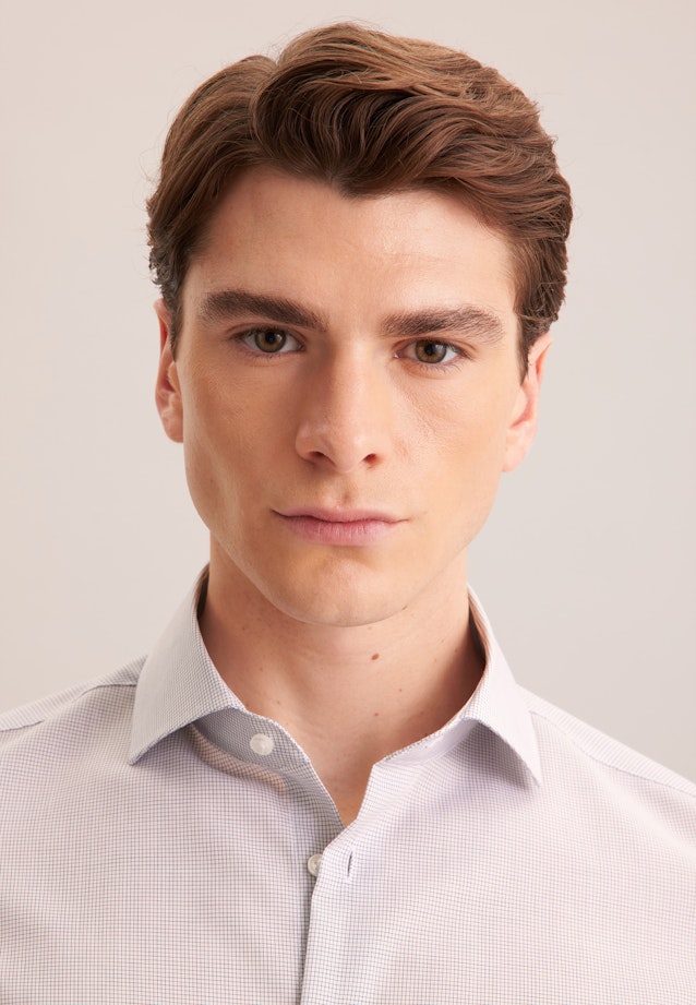 X-Slim Business Hemd Karo in Dunkelblau |  Seidensticker Onlineshop