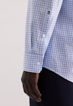 Comfort Chemise en flanelle carreaux in Bleu Moyen |  Seidensticker Onlineshop