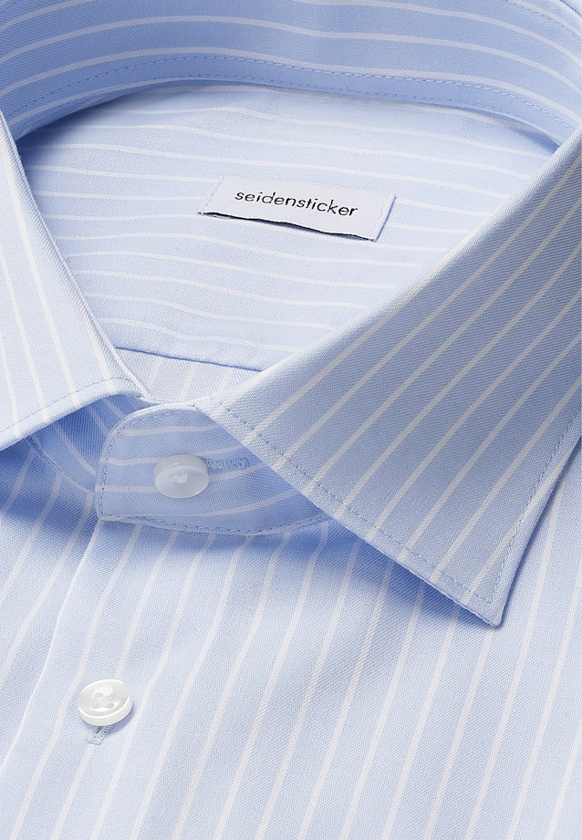 Shaped Business Hemd Gestreift in Hellblau |  Seidensticker Onlineshop