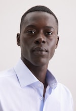 Regular Business Hemd Druck in Hellblau |  Seidensticker Onlineshop