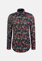 Shaped Business Hemd Druck in Grau |  Seidensticker Onlineshop