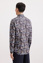 Shaped Business shirt Print in Braun |  Seidensticker Onlineshop