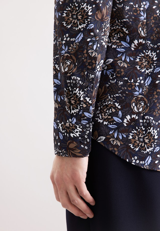 Shaped Business shirt Print in Braun |  Seidensticker Onlineshop