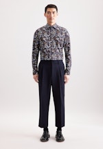 Shaped Business shirt Print in Braun |  Seidensticker Onlineshop