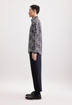 Shaped Business shirt Print in Braun |  Seidensticker Onlineshop