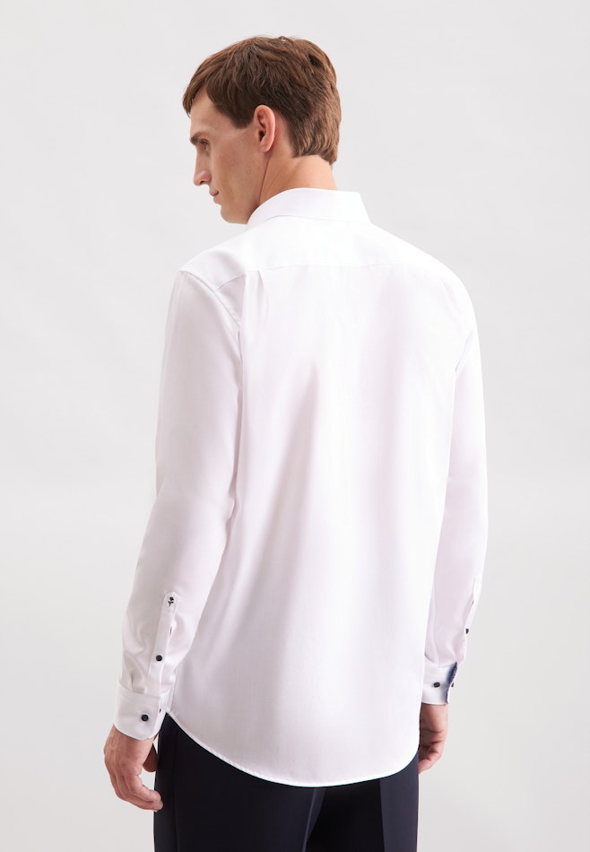 Regular Business shirt Uni in Weiß | Seidensticker online shop