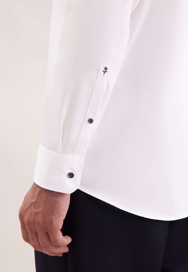 Regular Business Hemd Uni in Weiß |  Seidensticker Onlineshop