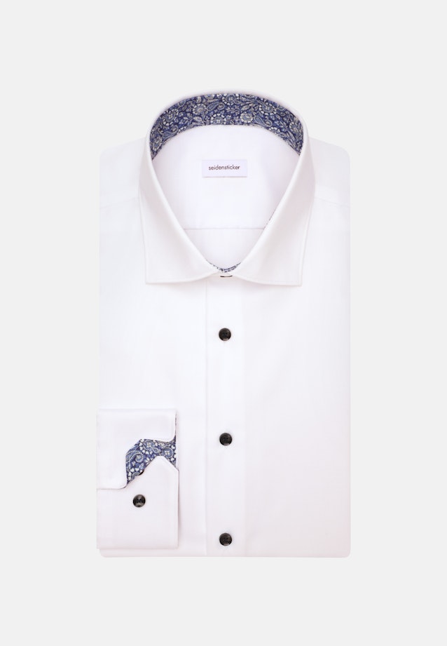 Regular Business Hemd Uni in Weiß |  Seidensticker Onlineshop