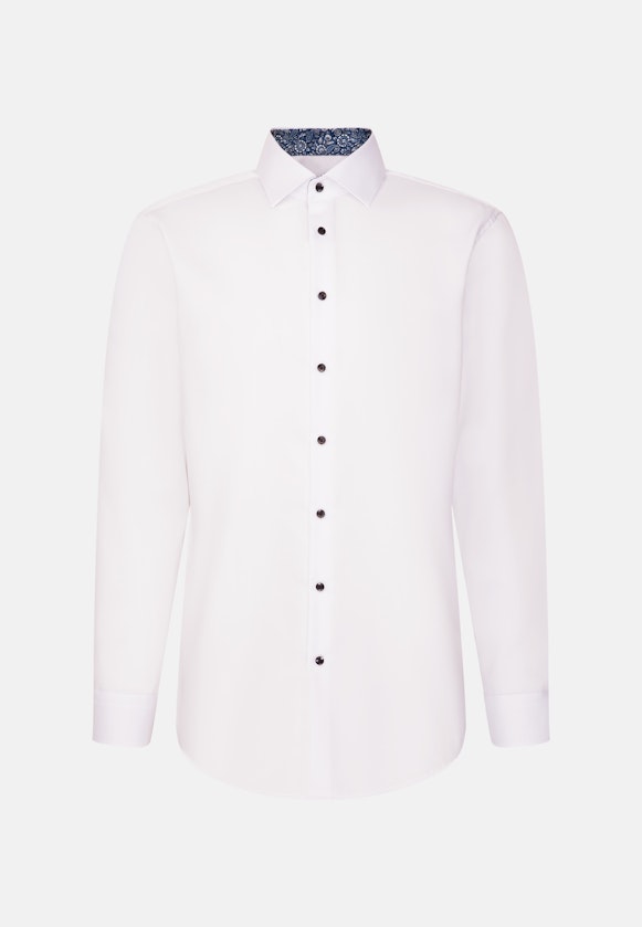 Regular Business shirt Uni in Weiß |  Seidensticker Onlineshop