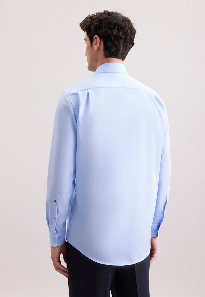 Regular Business shirt Uni in Mittelblau | Seidensticker online shop