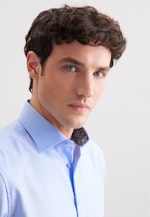 Regular Business shirt Uni in Mittelblau |  Seidensticker Onlineshop