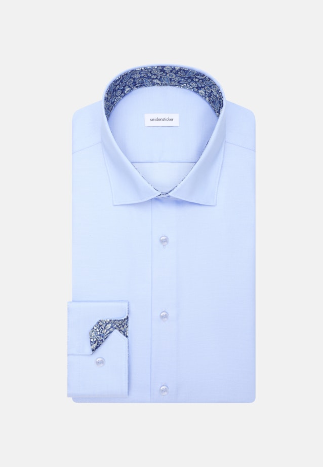 Regular Business Hemd Uni in Mittelblau |  Seidensticker Onlineshop