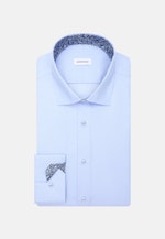 Regular Business Hemd Uni in Mittelblau |  Seidensticker Onlineshop