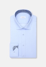 Regular Business shirt Uni in Mittelblau |  Seidensticker Onlineshop