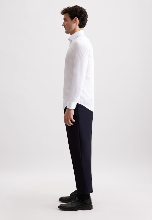 Shaped Business shirt Uni in Weiß |  Seidensticker Onlineshop