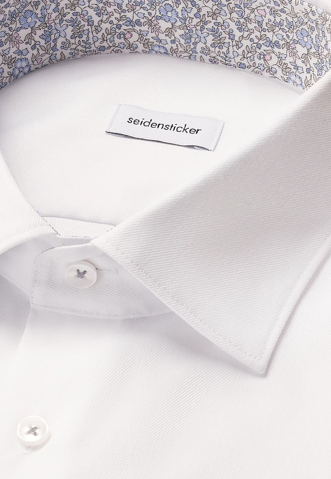Shaped Chemise d'affaires Uni dans Blanc | Boutique en ligne Seidensticker
