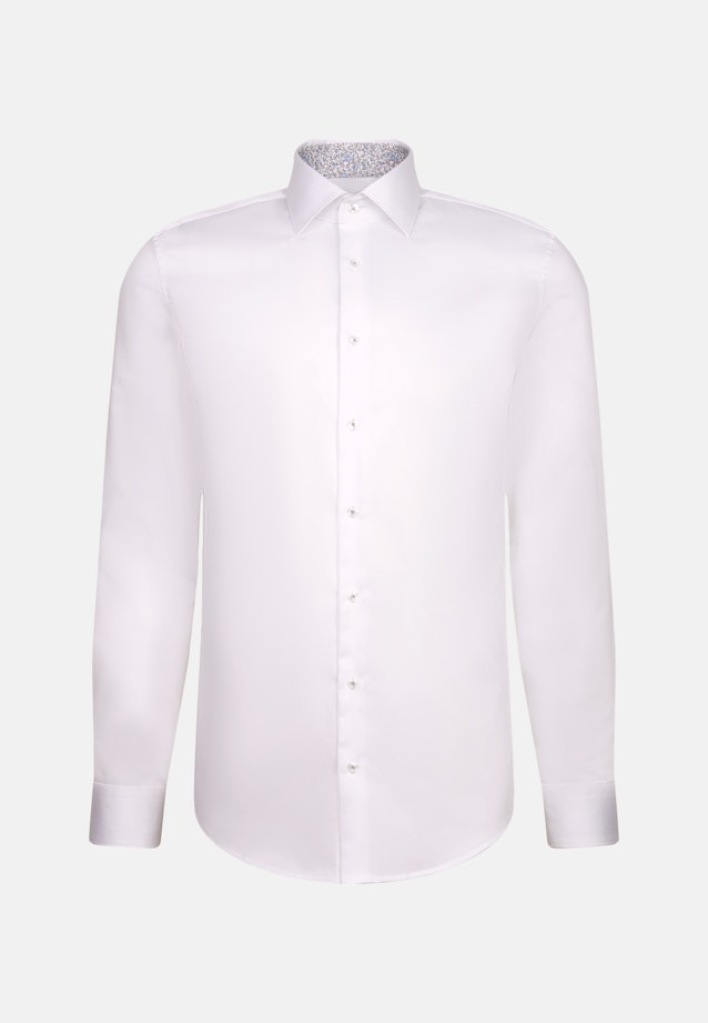 Shaped Business shirt Uni in Weiß |  Seidensticker Onlineshop