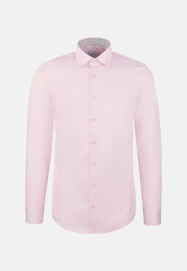 Shaped Business Hemd Uni in Rosa |  Seidensticker Onlineshop