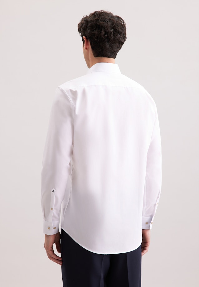 Comfort Chemise d'affaires Uni in Blanc |  Seidensticker Onlineshop