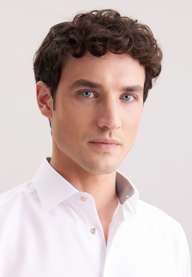 Comfort Chemise d'affaires Uni in Blanc |  Seidensticker Onlineshop