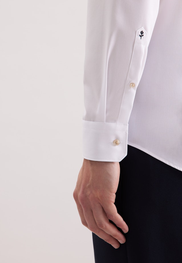 Comfort Chemise d'affaires Uni in Blanc |  Seidensticker Onlineshop