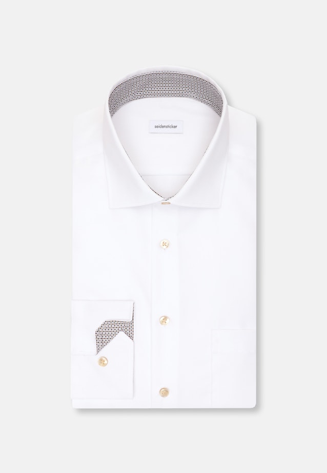 Comfort Business Hemd Uni in Weiß |  Seidensticker Onlineshop