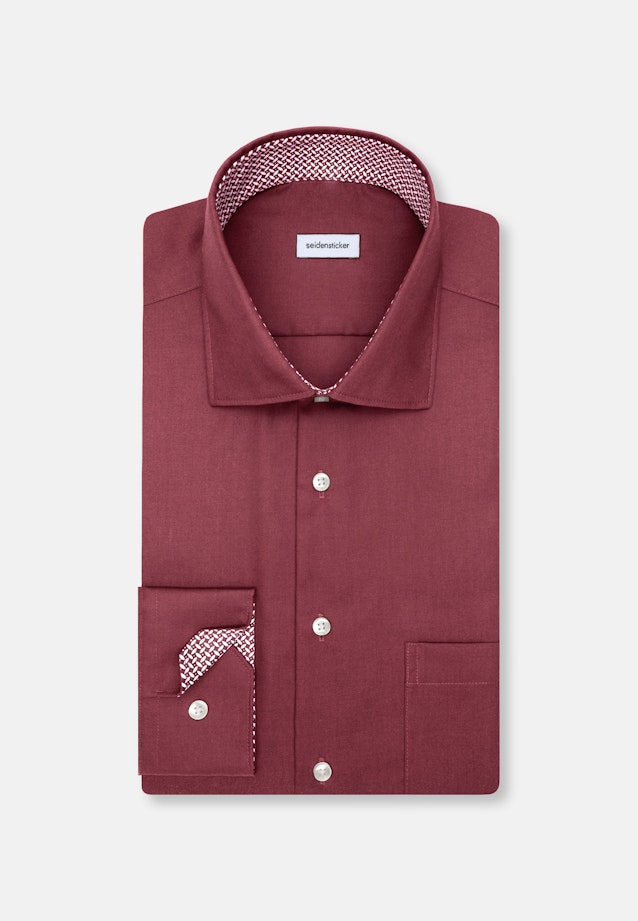 Comfort Business Hemd Uni in Rot |  Seidensticker Onlineshop