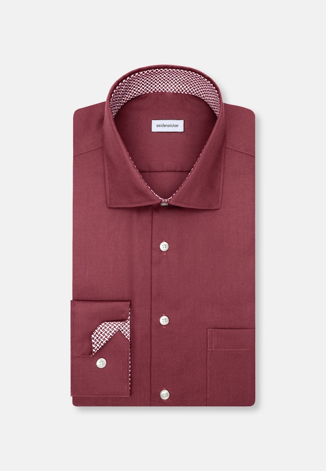 Comfort Business Hemd Uni in Rot | Seidensticker Onlineshop