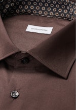 Comfort Chemise d'affaires Uni in Marron |  Seidensticker Onlineshop