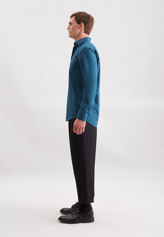 Comfort Business Hemd Uni in Grün |  Seidensticker Onlineshop