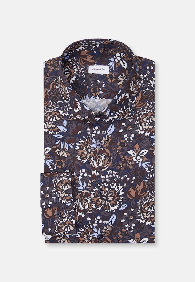 Comfort Chemise d'affaires Floral dans Marron | Boutique en ligne Seidensticker
