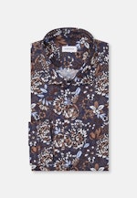 Comfort Business shirt Floral in Braun |  Seidensticker Onlineshop