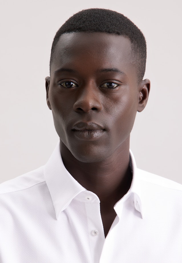 Comfort Business Hemd Struktur in Weiß |  Seidensticker Onlineshop